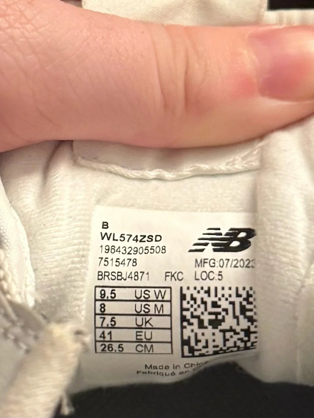 New Balance 574 platforms